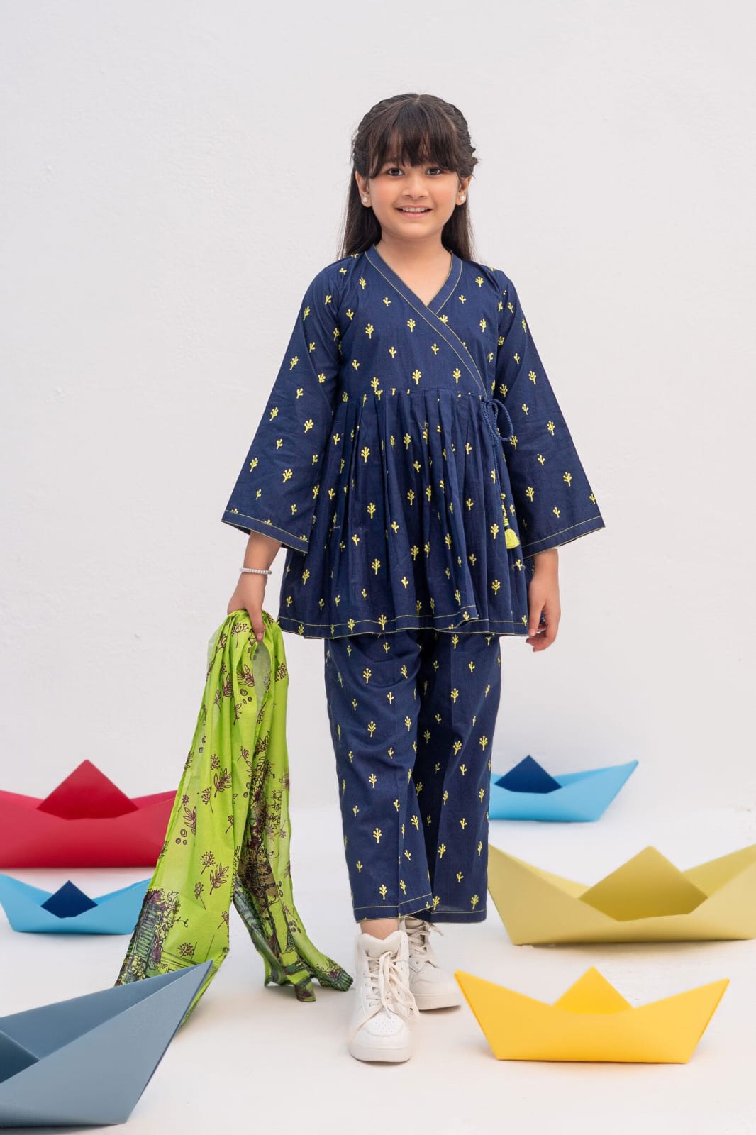 Girls Winter Cotton 2Pcs Suit