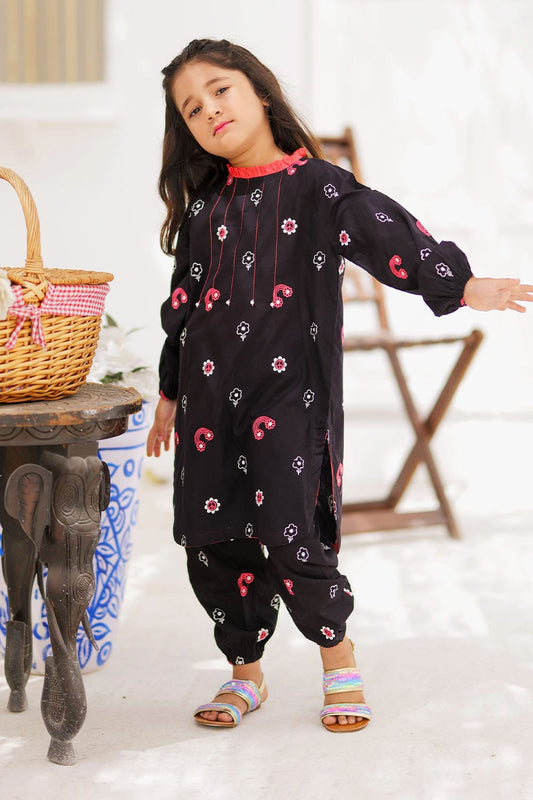 Girls Winter Cotton 2Pcs Suit
